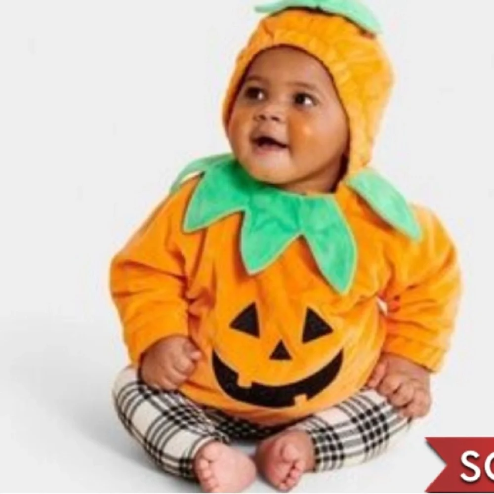 Pumpkin Halloween Costume for Kids 12-18 mths Halloween costume pumpkin nwt